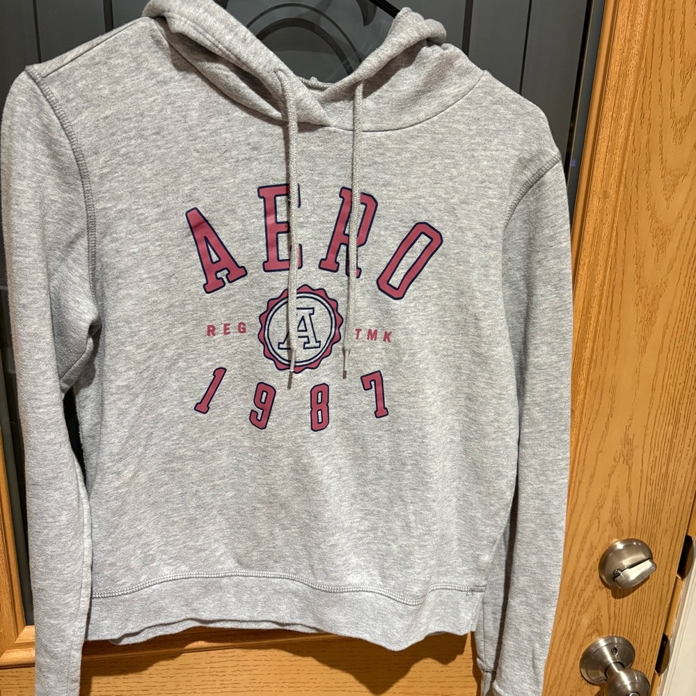Aeropostale Heather Gray Women’s Hoodie Size Small